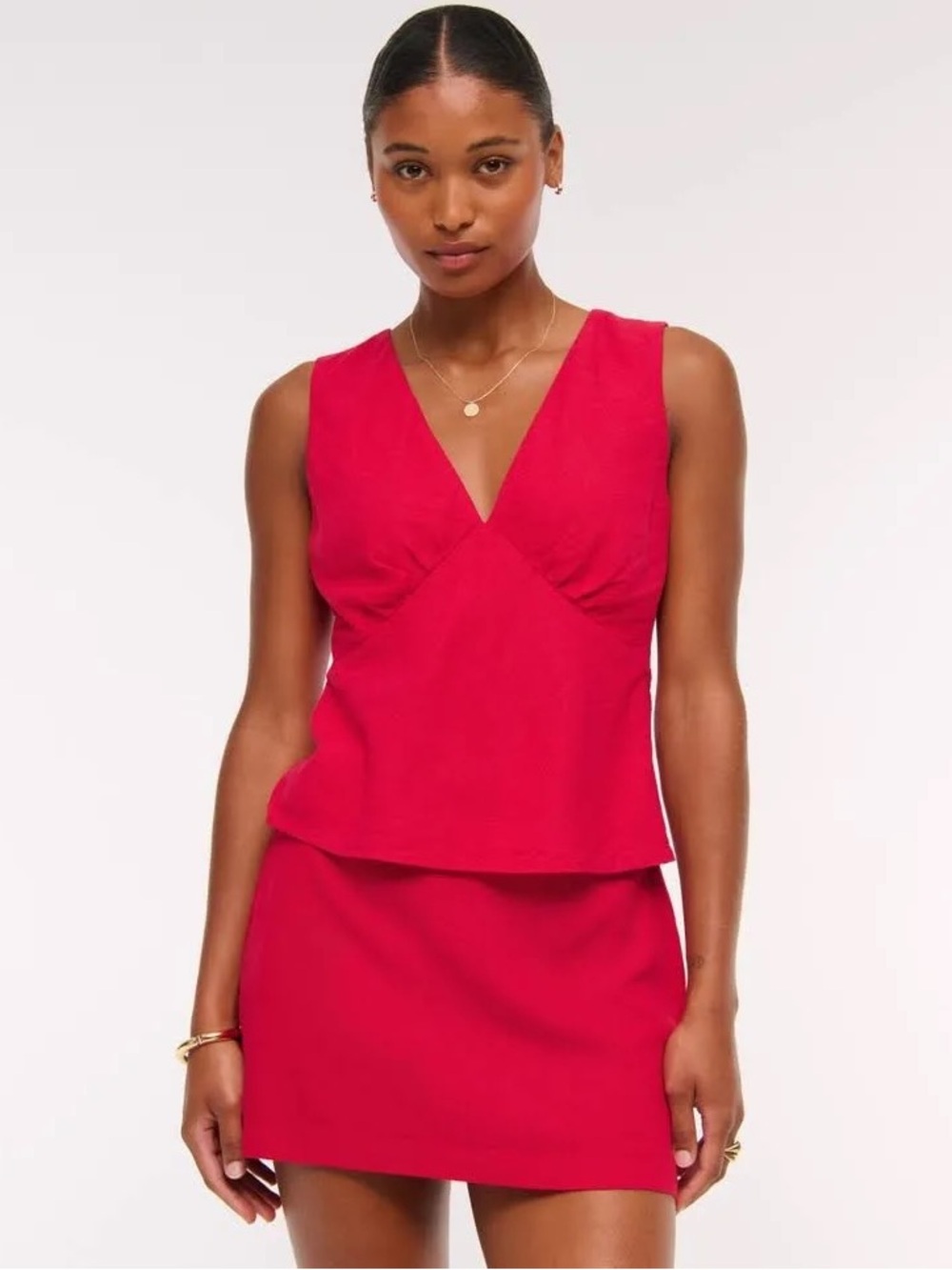 Abercrombie The A&F Scarlett Curve Love Mini Skort Sz XS NWT